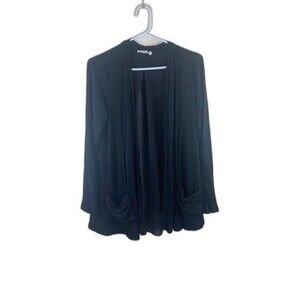 LOGO Lori Goldstein Size XS Womens Sweater Light Weight Black